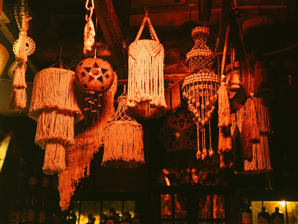 Decorative hanging lamps