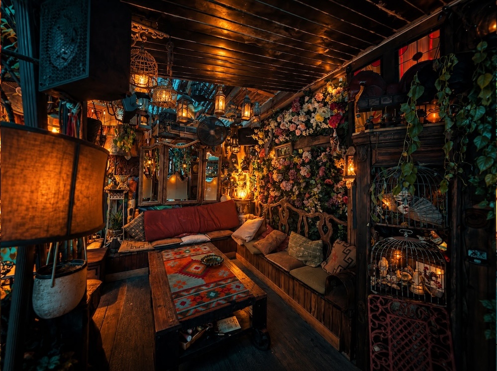 Intimate lounge seating